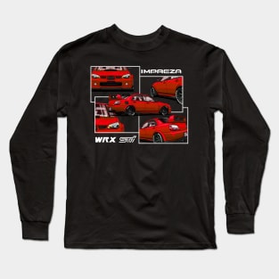 Impreza hawkeye WRX STI, JDM Long Sleeve T-Shirt